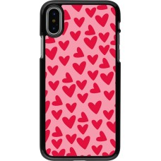 iPhone X / Xs Case Hülle - Mom 2024 kleine Herzen