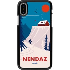 iPhone X / Xs Case Hülle - Nendaz Cabane Ski