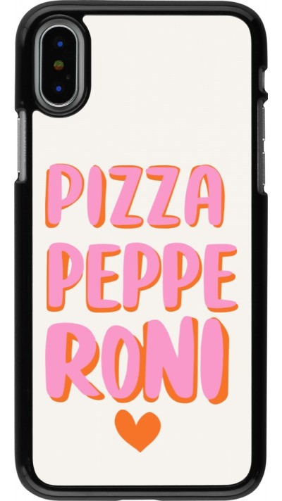iPhone X / Xs Case Hülle - Pizza pepperoni 2026