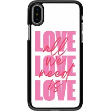 iPhone X / Xs Case Hülle - Saint Valentines Day 26 Love all we need is