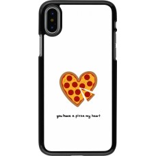 Coque iPhone X / Xs - Saint Valentines Day 26 You have my pizza heart