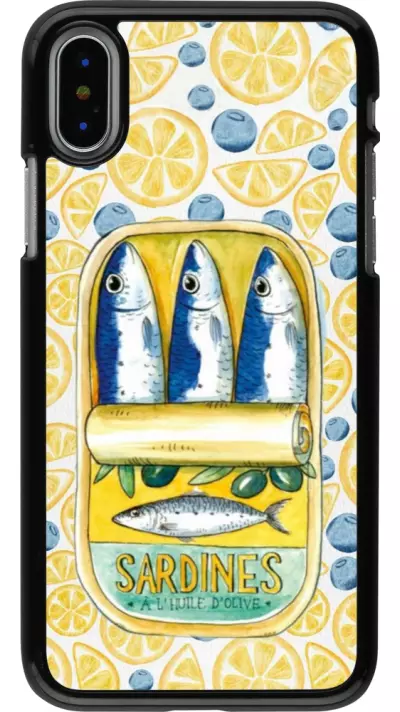 iPhone X / Xs Case Hülle - Sardines in oil 2026