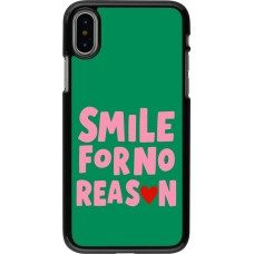 iPhone X / Xs Case Hülle - Smile for no reason 2026