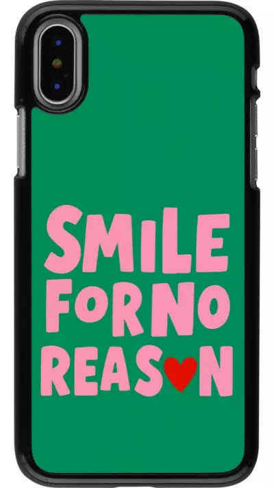iPhone X / Xs Case Hülle - Smile for no reason 2026