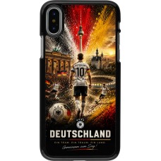 iPhone X / Xs Case Hülle - Fussball Deutschland splash 2026