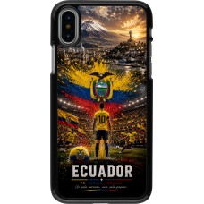 iPhone X / Xs Case Hülle - Fussball Ecuador splash 2026