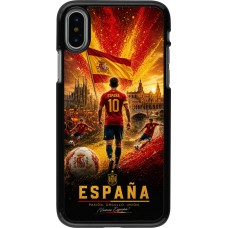 iPhone X / Xs Case Hülle - Fussball Espanien splash 2026