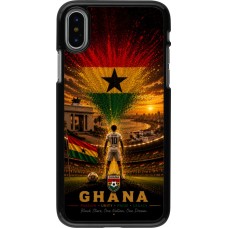 iPhone X / Xs Case Hülle - Fussball Ghana splash 2026