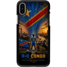 iPhone X / Xs Case Hülle - Fussball Demokratische Republik Kongo splash 2026