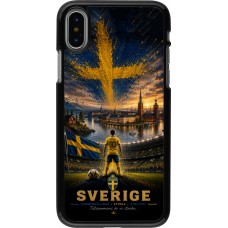 iPhone X / Xs Case Hülle - Fussball Schweden splash 2026