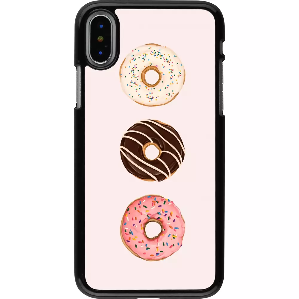 iPhone X / Xs Case Hülle - Spring 23 donuts