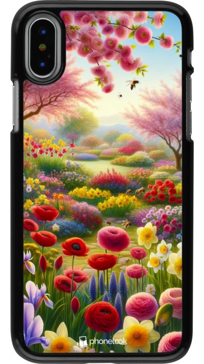 Coque iPhone X / Xs - Spring 25 Bouquet printemps
