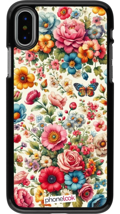 iPhone X / Xs Case Hülle - Spring 25 fruehling bluetend
