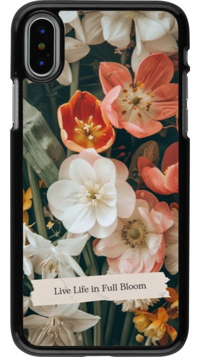 iPhone X / Xs Case Hülle - Full Bloom 2026