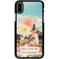 iPhone X / Xs Case Hülle - Live life in full moon 2026