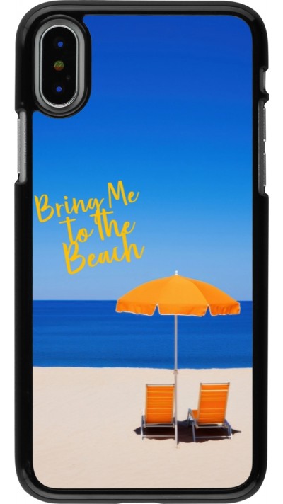 iPhone X / Xs Case Hülle - Summer 2025 Bring me to the beach