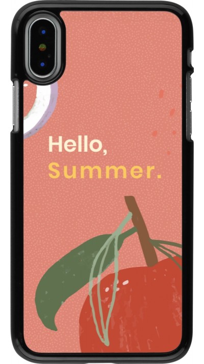 iPhone X / Xs Case Hülle - Summer 2025 Hello summer