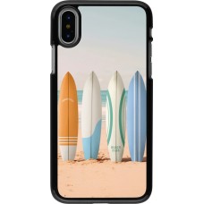 iPhone X / Xs Case Hülle - Summer surfboard 2025