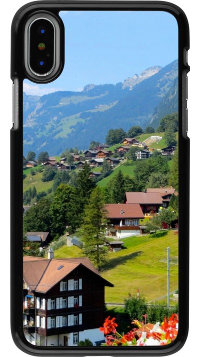 Coque iPhone X / Xs - Fête Nationale Suisse Paysage