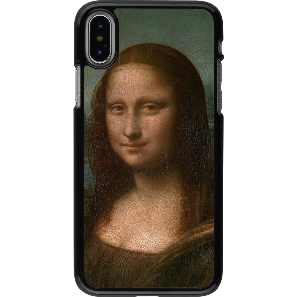 iPhone X / Xs Case Hülle - Kunstbild - Mona Lisa - Leonardo de Vinci