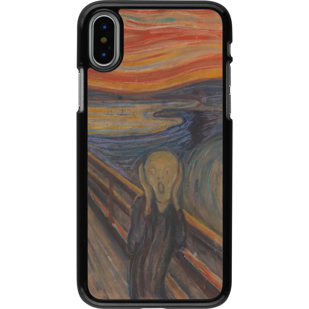 iPhone X / Xs Case Hülle - Kunstbild - Der Schrei - Edvard Munch
