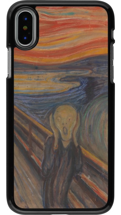 iPhone X / Xs Case Hülle - Kunstbild - Der Schrei - Edvard Munch