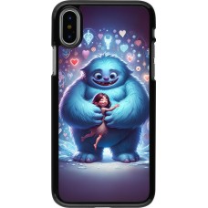 iPhone X / Xs Case Hülle - Valentin 2024 Flauschige Liebe