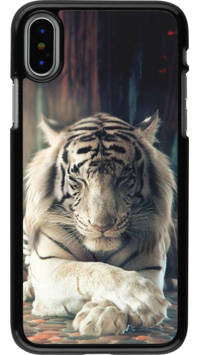 Coque iPhone X / Xs - Zen Tiger