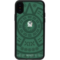 iPhone X / Xs Case Hülle - Silikon schwarz Mexiko 2026 personalisierbares Fussballtrikot