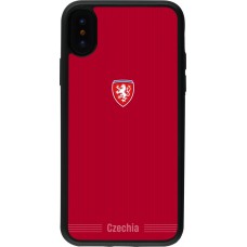 iPhone X / Xs Case Hülle - Silikon schwarz Tschechische Republik 2026 personalisierbares Fussballtrikot