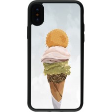 iPhone X / Xs Case Hülle - Silikon schwarz Summer 2025 Cornet