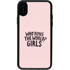 iPhone X / Xs Case Hülle - Silikon schwarz Womens day 2026 3