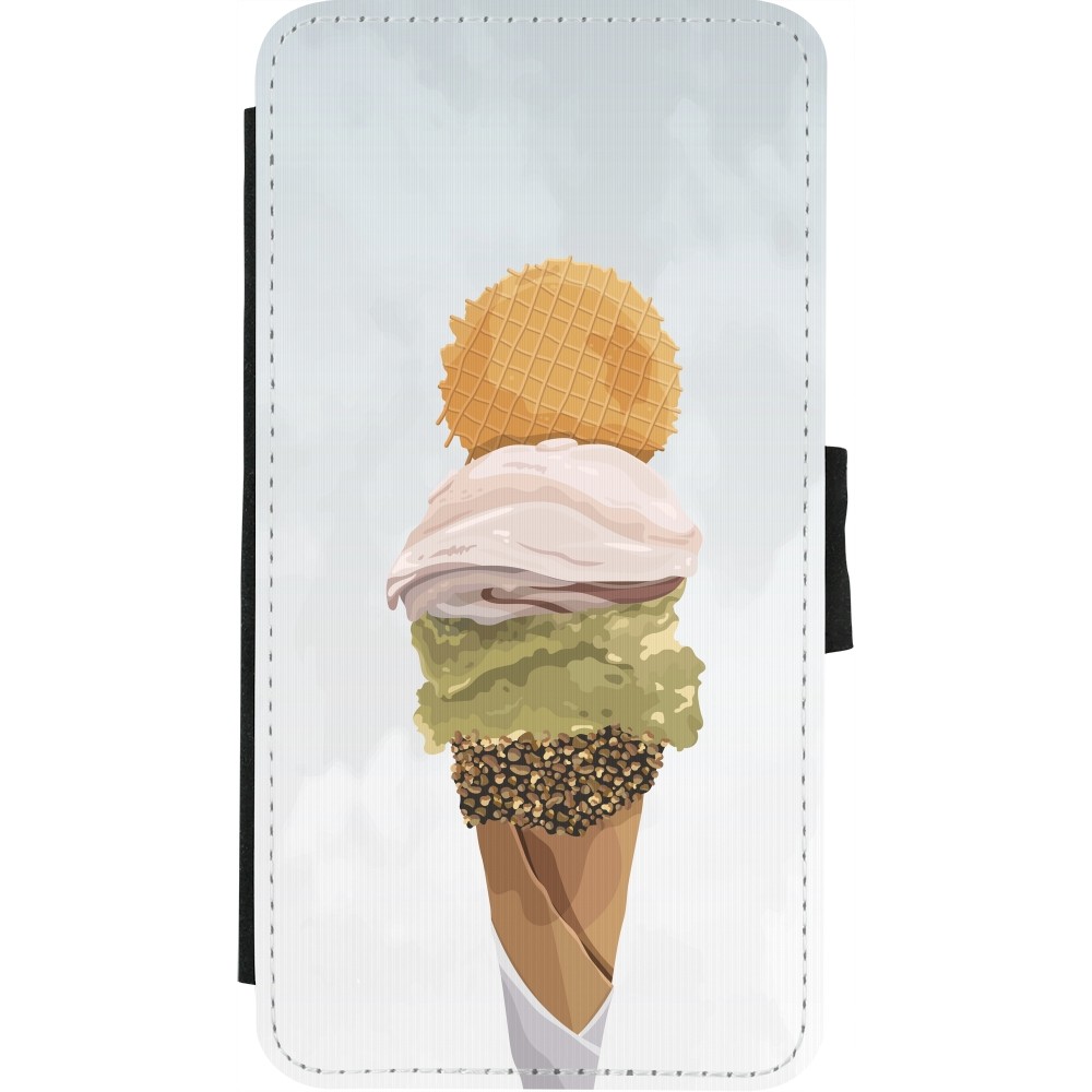 iPhone X / Xs Case Hülle - Wallet schwarz Summer 2025 Cornet