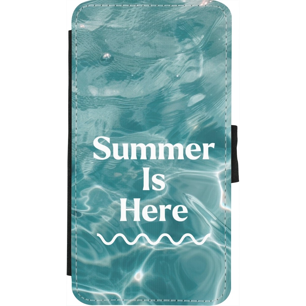 iPhone X / Xs Case Hülle - Wallet schwarz Summer 2025 Summer is here