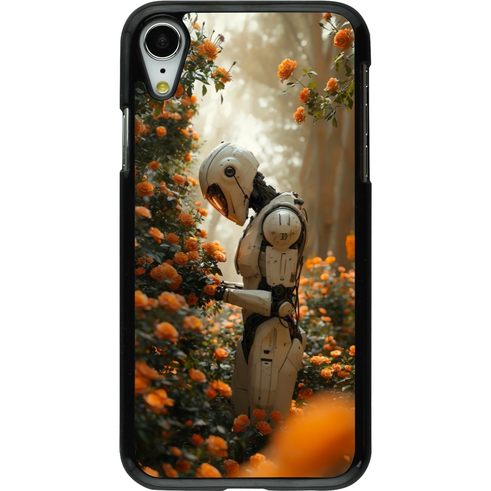 iPhone XR Case Hülle - Astronaut flowers 2025