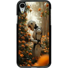 iPhone XR Case Hülle - Astronaut flowers 2025