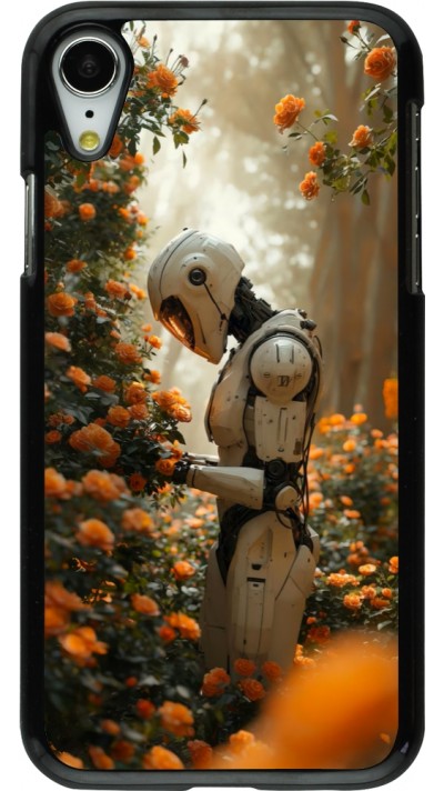 Coque iPhone XR - Astronaut flowers 2025