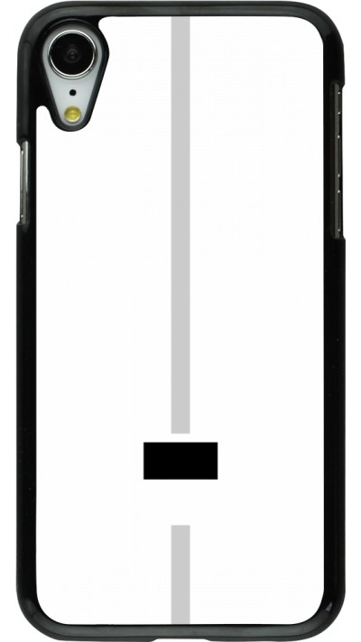 Coque iPhone XR - Canton FR blanc
