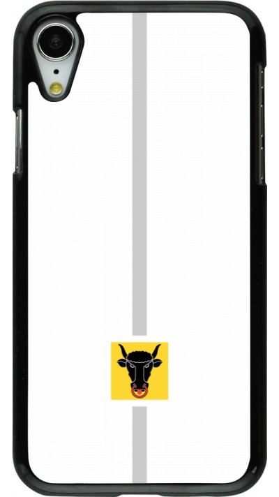 Coque iPhone XR - Canton UR blanc