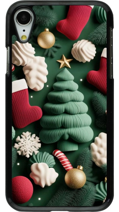 iPhone XR Case Hülle - Christmas 25 Christmas textiles
