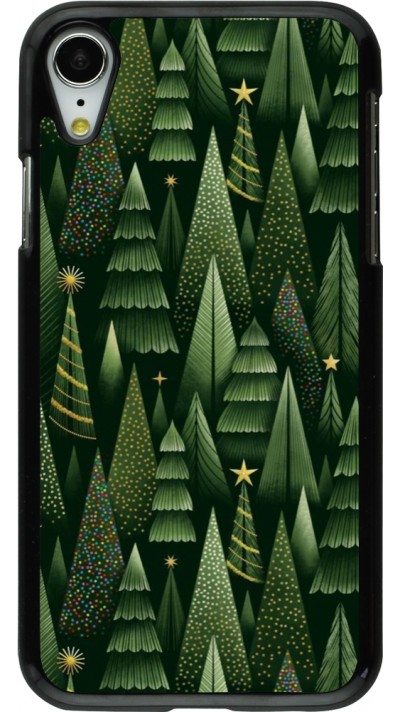 iPhone XR Case Hülle - Christmas 25 Pattern Xmas Tree