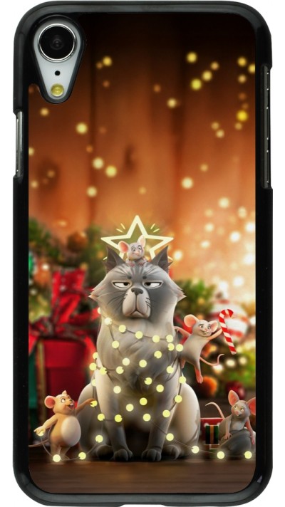 iPhone XR Case Hülle - Christmas 25 Xmas Cat