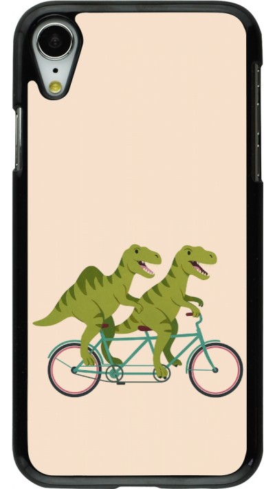 iPhone XR Case Hülle - Dinosaurs on bikes 2026