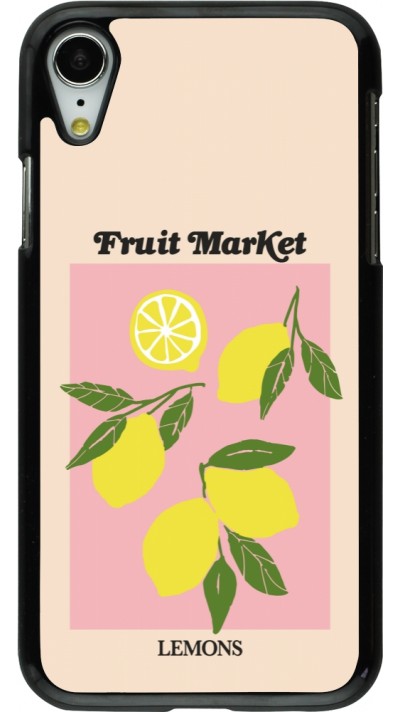 iPhone XR Case Hülle - Fruit market lemons 2026