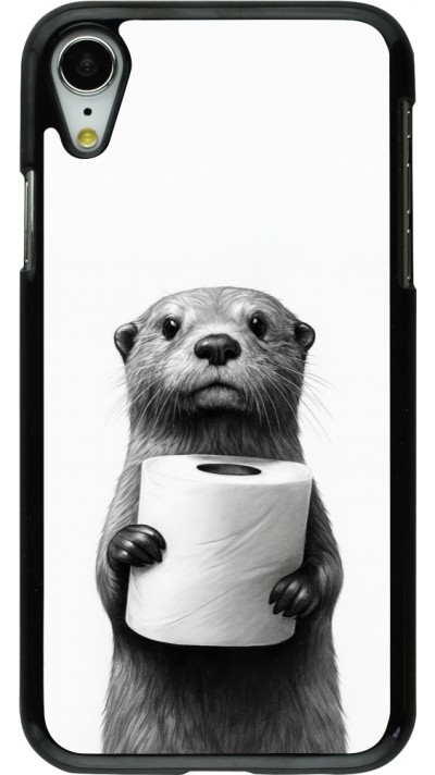 Coque iPhone XR - Loutre papier de toilette