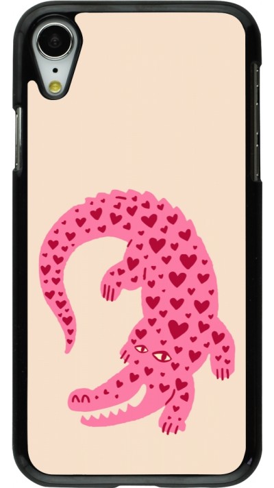iPhone XR Case Hülle - Pink crocodile 2026