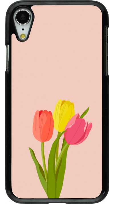 iPhone XR Case Hülle - Spring 23 tulip trio