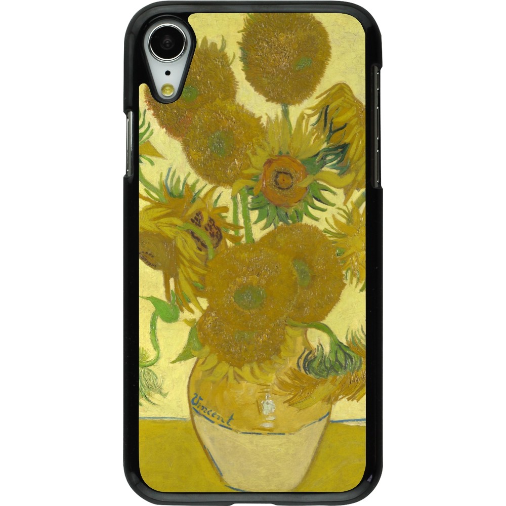 iPhone XR Case Hülle - Kunstbild - Sonnenblumen  - Van Gogh