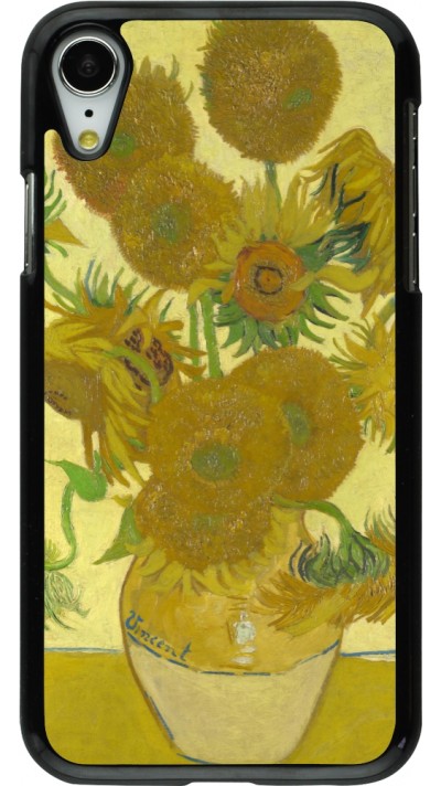 iPhone XR Case Hülle - Kunstbild - Sonnenblumen  - Van Gogh