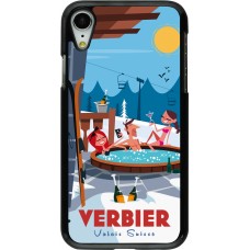 iPhone XR Case Hülle - Verbier Mountain Jacuzzi